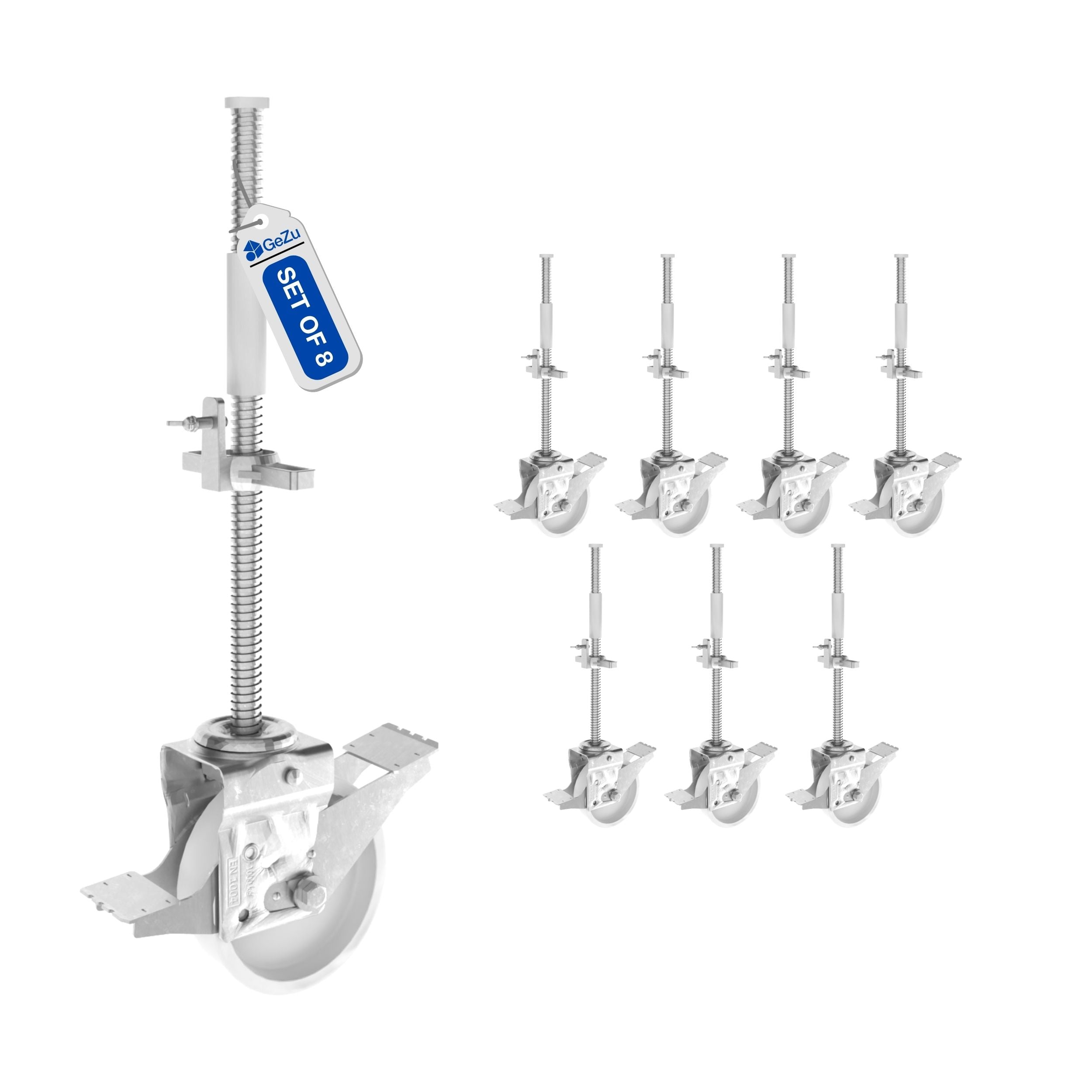 Adjustable Scaffolding Caster Wheel With Brake Bundle