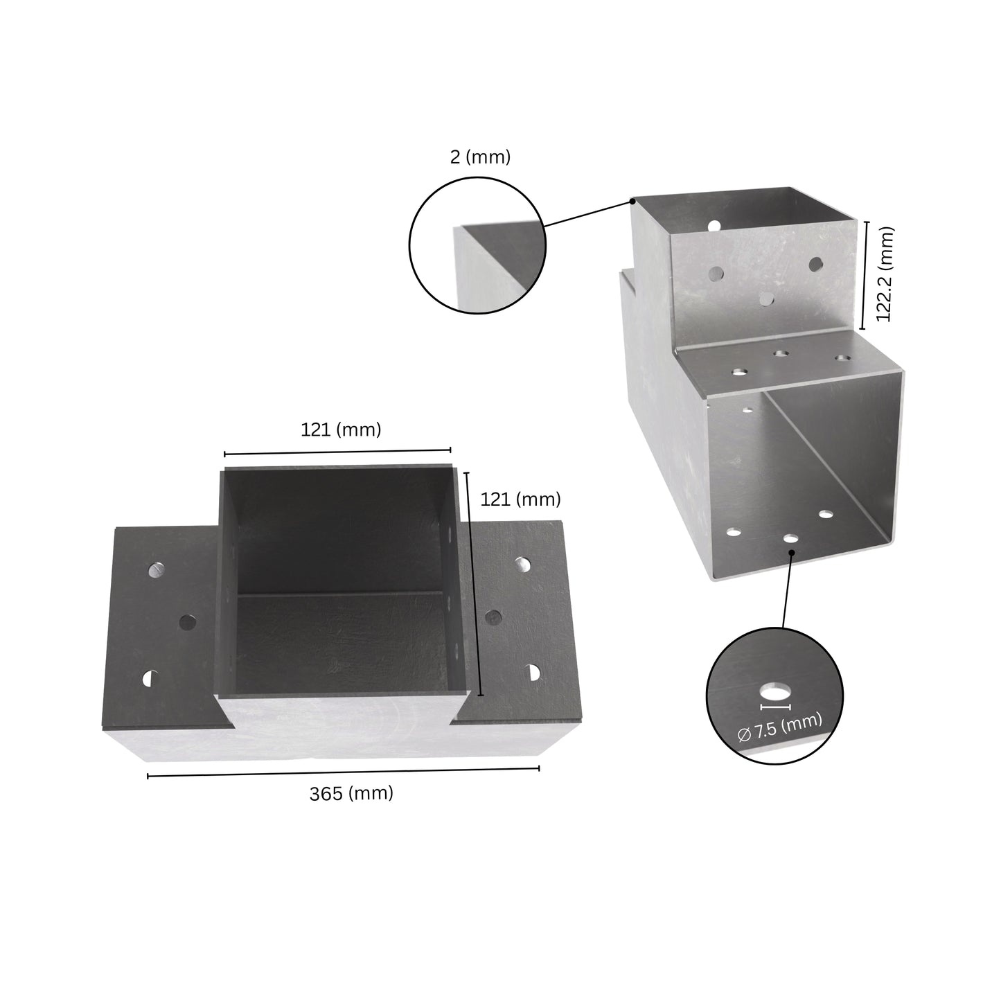 Post Connector T