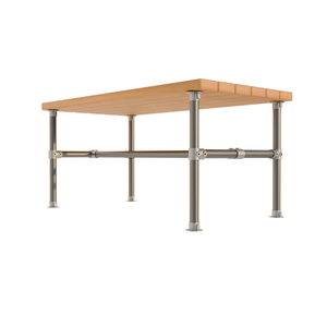 Table frame kit, 42 mm galvanised steel - detail view 5