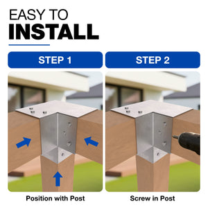 Pergola bracket, Y shaped post connector - detail view 12