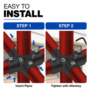 4 way cross tube clamp - detail view 10