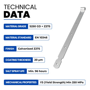 Gate band hinge - size chart 6