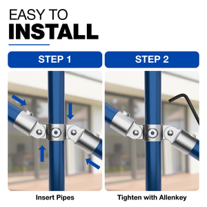 Double inline swivel combination tube clamp - detail view 4