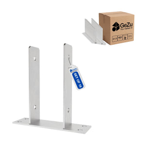 Bolt down u post support bracket - 101 x 200 x 50 x 60 x 4 mm - Gezu Impex