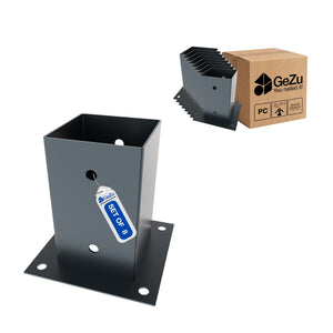 Square bolt down post support - 71 x 71 x 150 mm - Gezu Impex