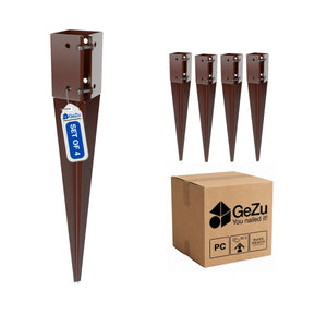 Swift Clamp Drive in Post Spike Support - 75 x 75 x 600 mm - Gezu Impex