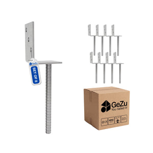 L shape post support - 70 mm width - Gezu Impex
