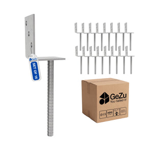 L shape post support - 70 mm width - Gezu Impex