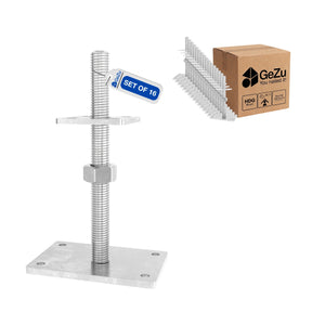 Adjustable height support post - 100 x 100 mm - Gezu Impex