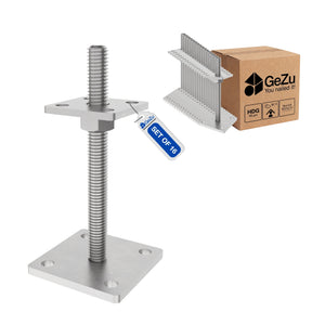 Adjustable height support post - 50 x 50 mm - Gezu Impex
