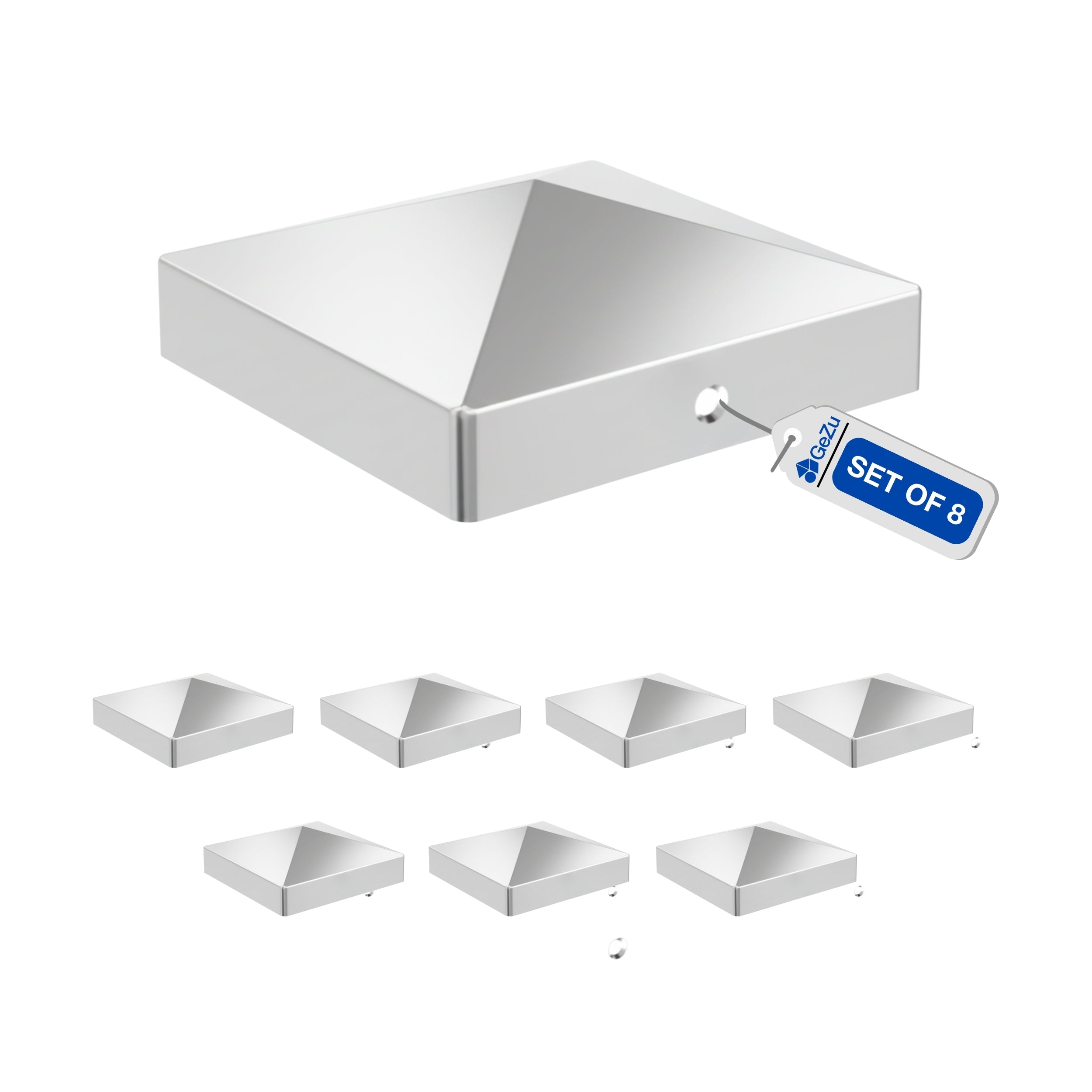 Fence Post Cap | Square Pyramid Bundle