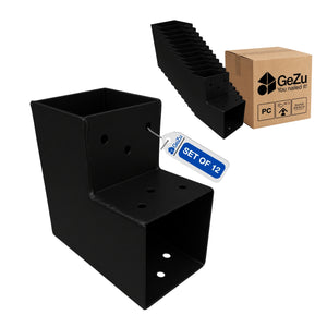 2-way L-shape pergola post connector bracket - 71 x 71 mm - Gezu Impex