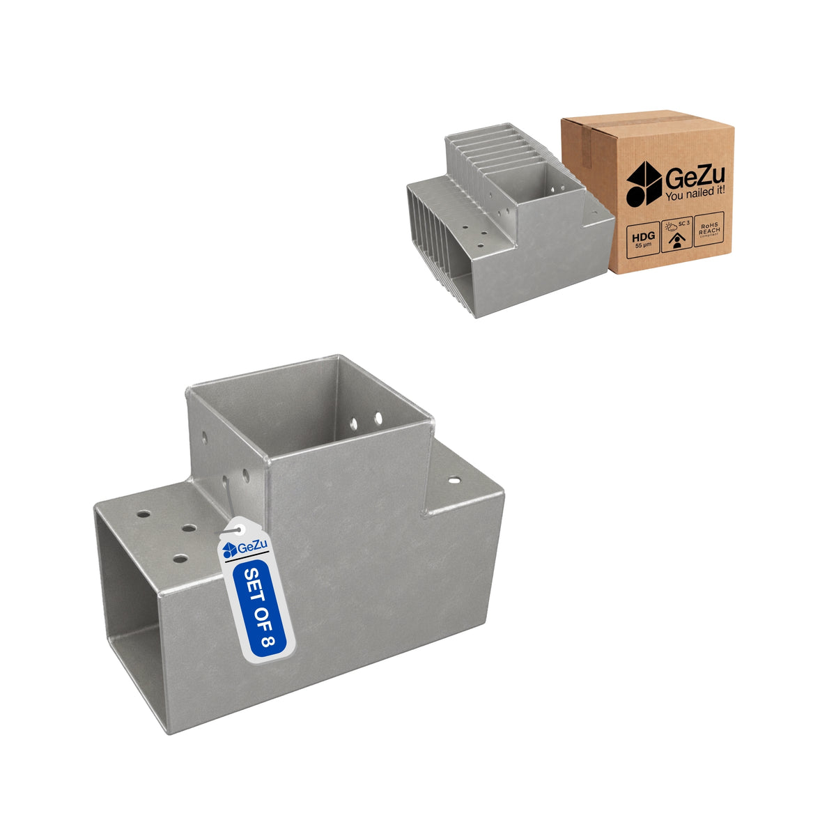 Pergola connector - 225 x 150 x 71 mm - Gezu Impex