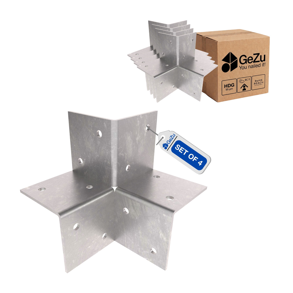 Pergola Bracket - 71 x 71 mm - Gezu Impex