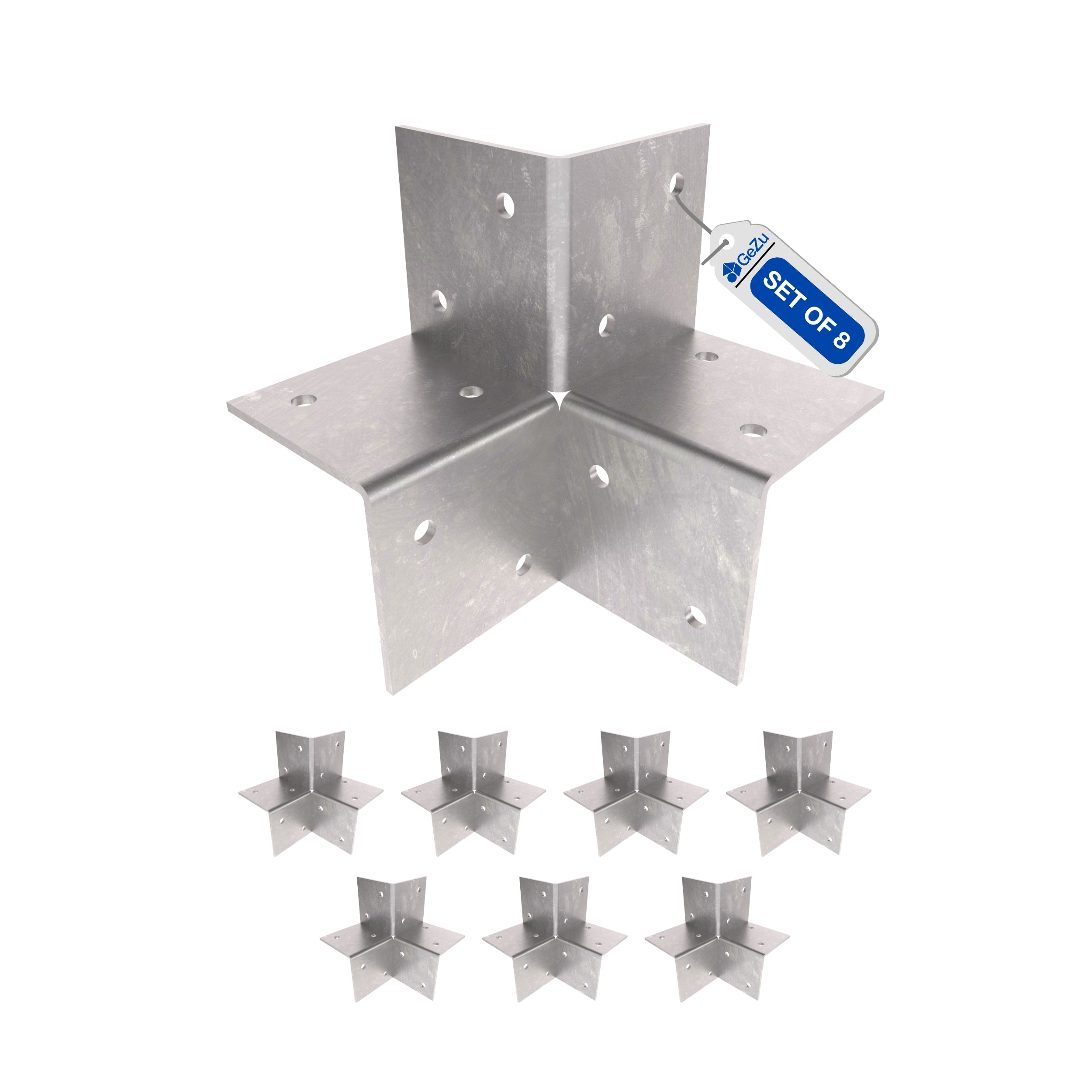 3 Way Corner Pergola Bracket | Post Connectors Bundle