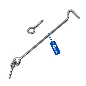 Cabin hook and eye latch - 100 mm - Gezu Impex