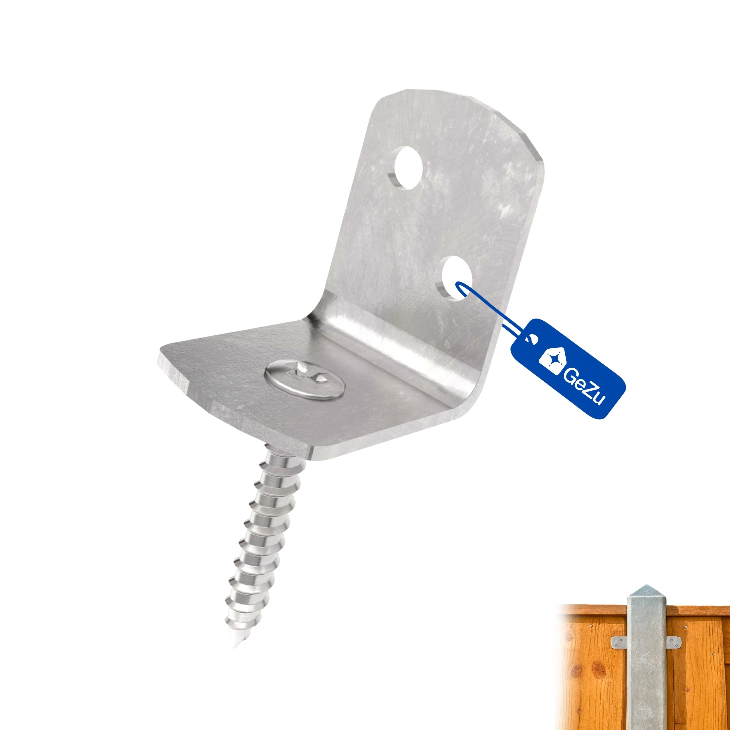 L braid fence holder