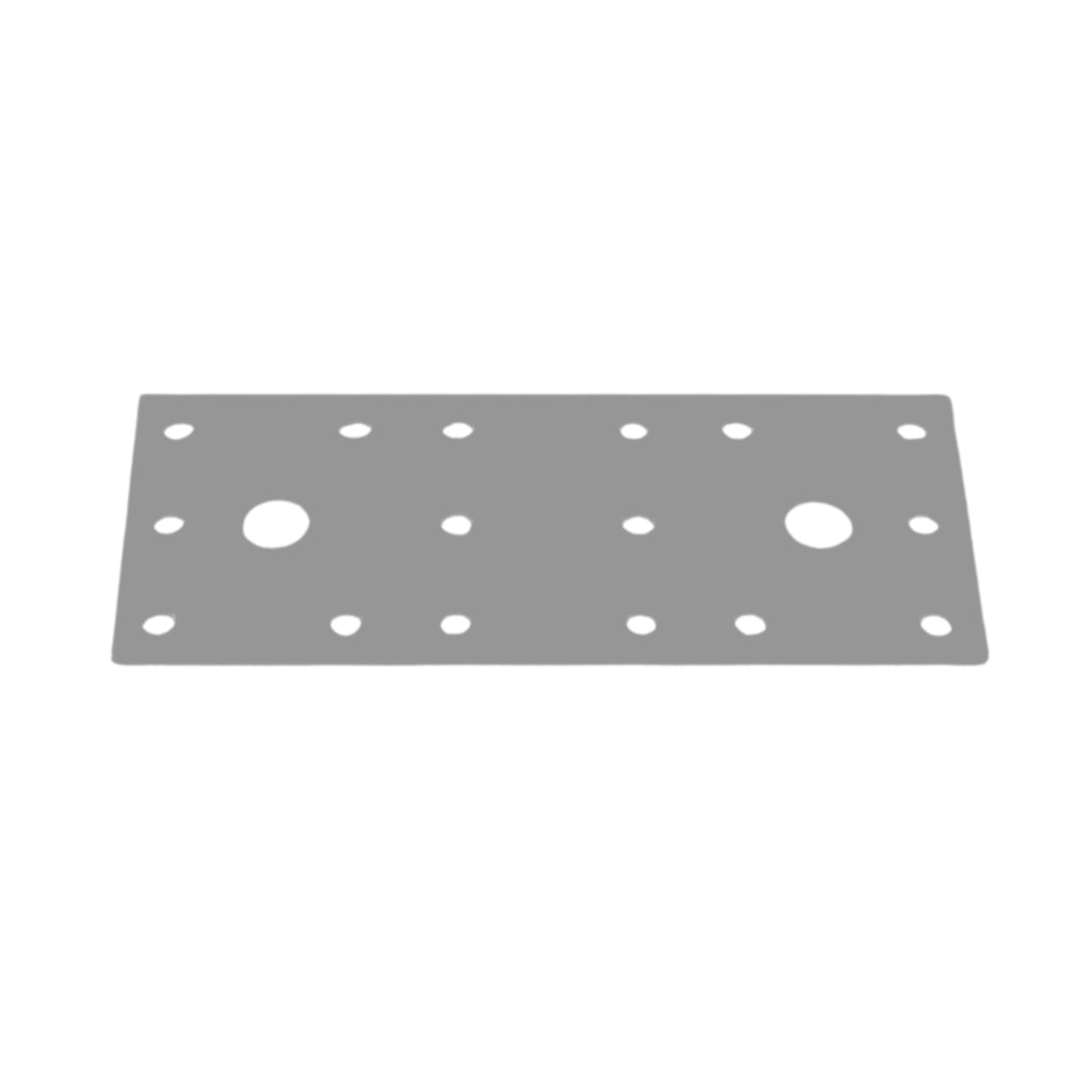 Flat plate - 140 x 55 x 3 mm - Gezu Impex