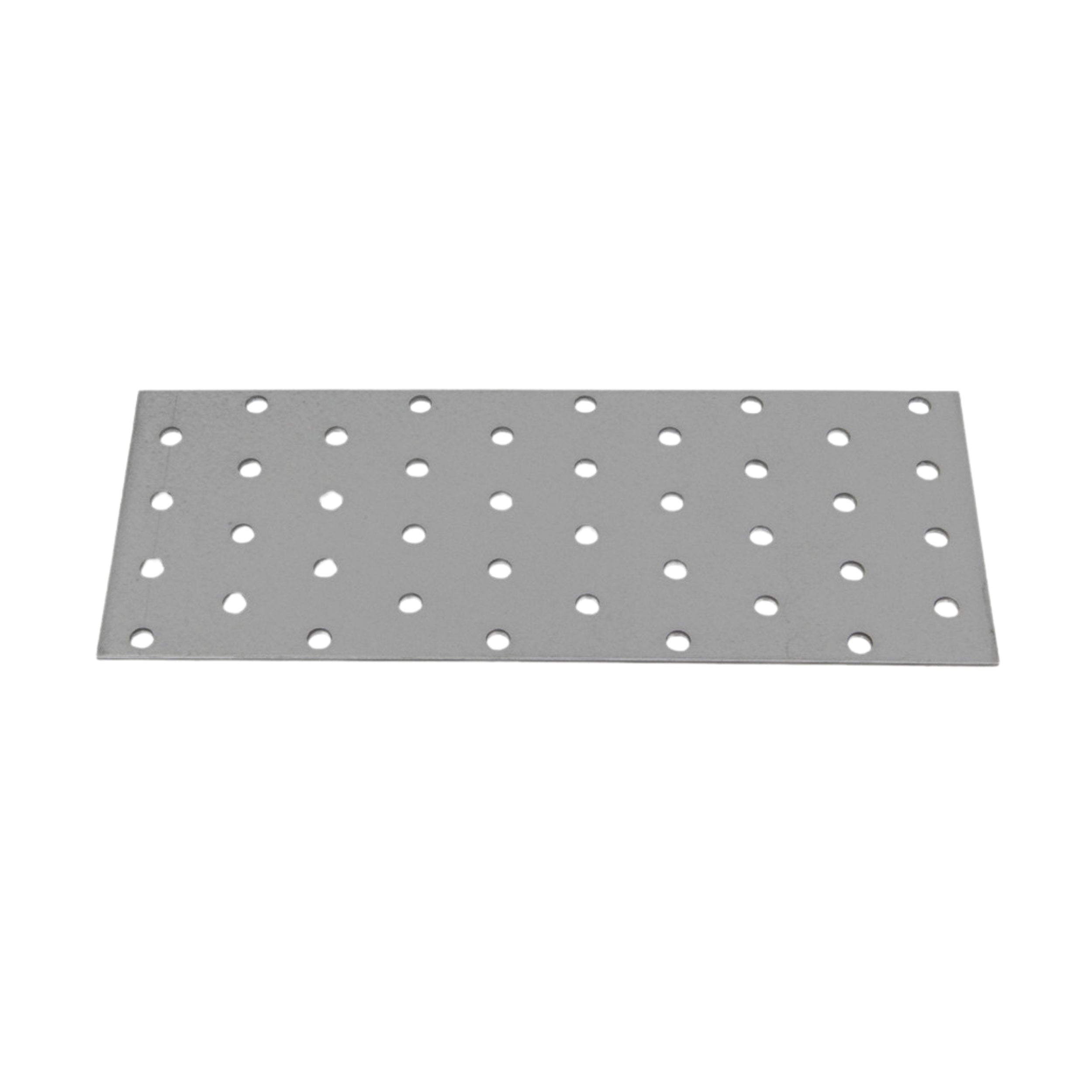 Perforated wood connector plate
