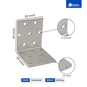 Perforated right angle bracket, pack of 50 - alternate view 4