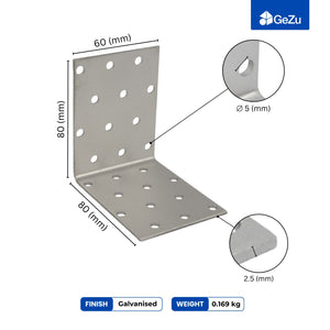Perforated right angle bracket, pack of 50 - alternate view 5