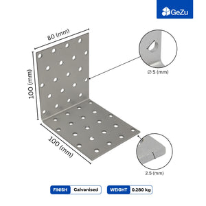 Perforated right angle bracket, pack of 50 - alternate view 6