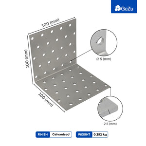 Perforated right angle bracket, pack of 50 - alternate view 2