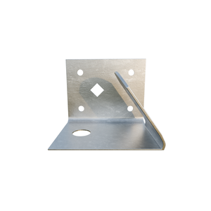 Bolt-on arris rail bracket - 90 x 60 x 1.5 mm - Gezu Impex