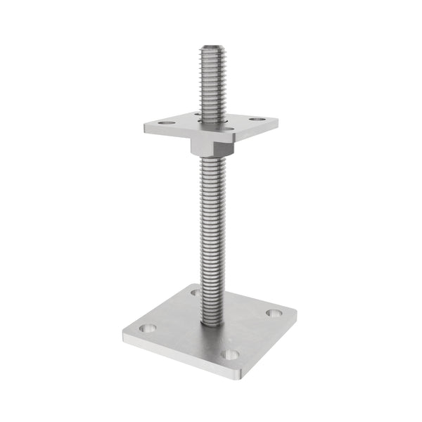 Bolt down height adjustable post support