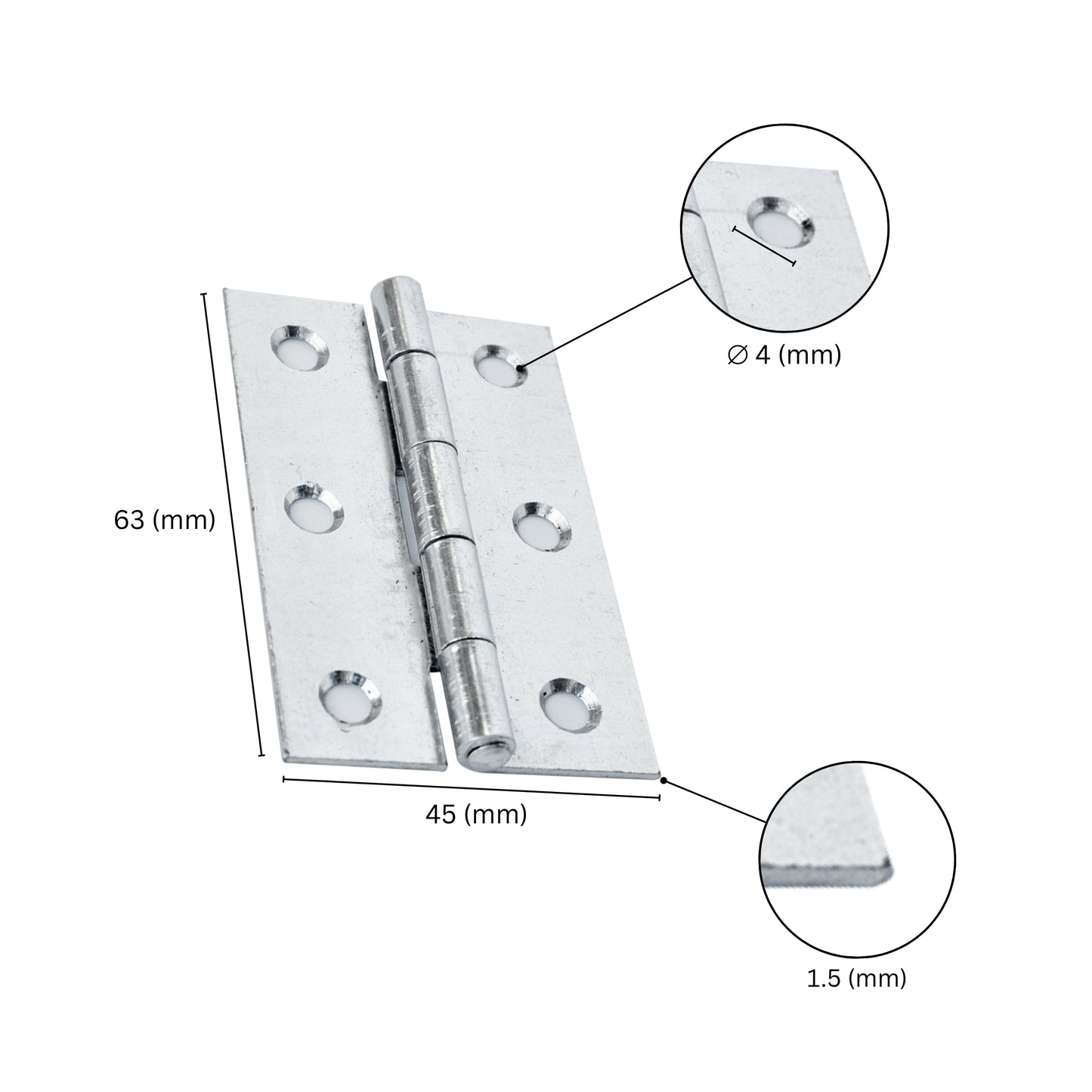Butt hinge