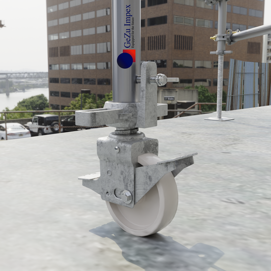 Adjustable Scaffolding Wheel with Brakes