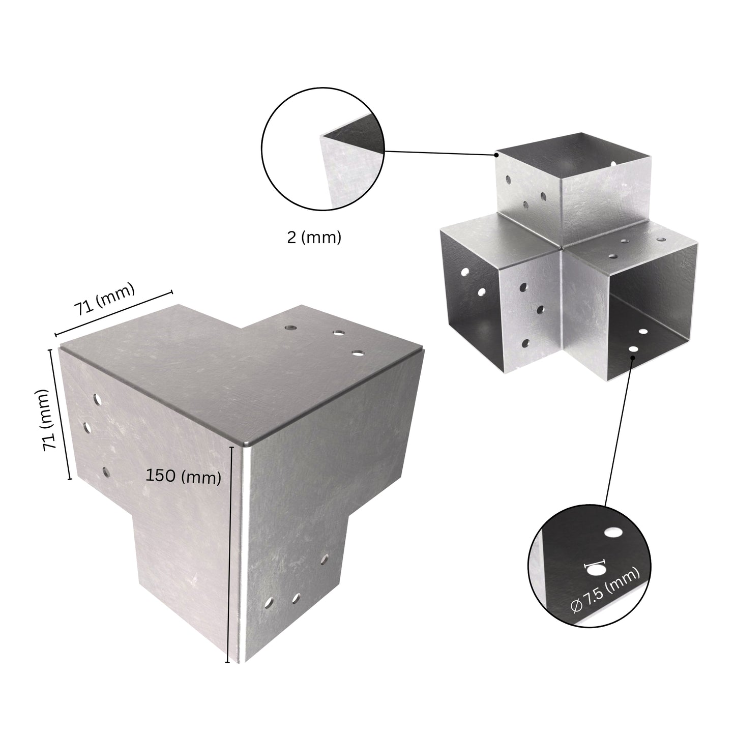 Post Connector Y