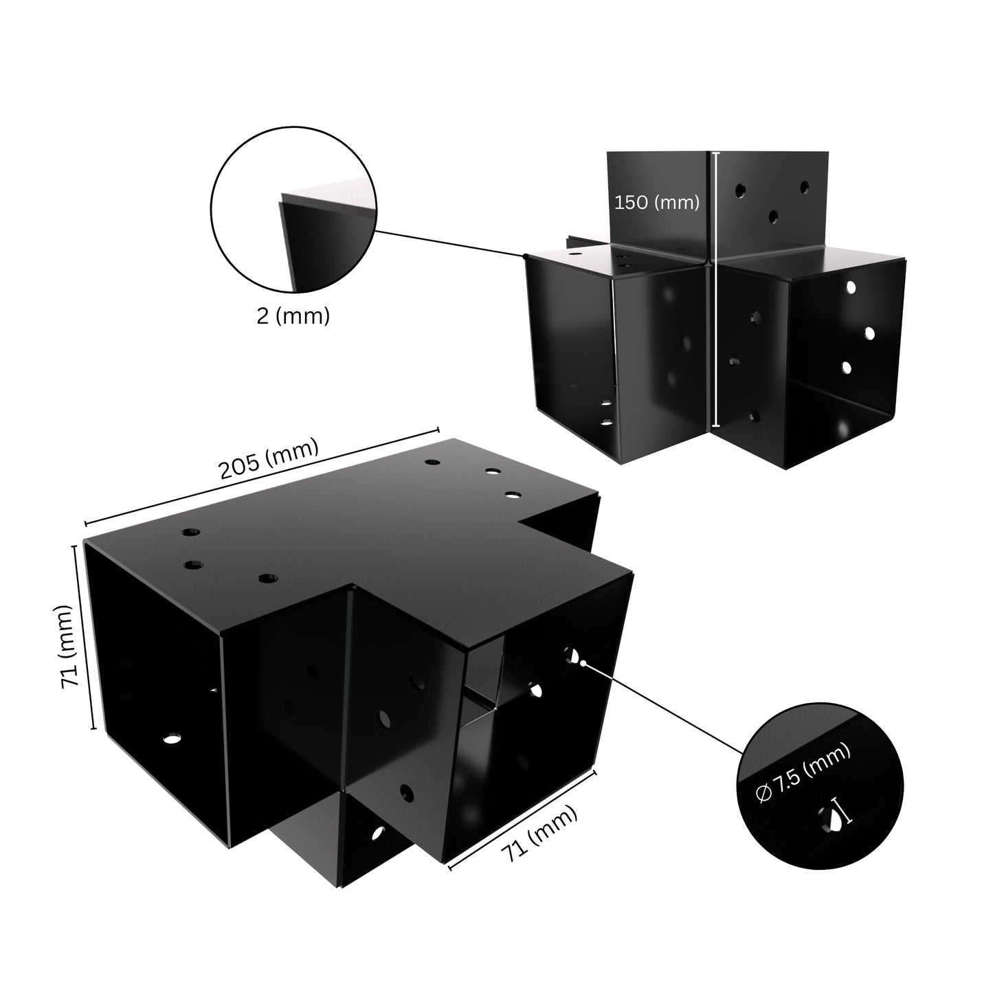 Post Connector X