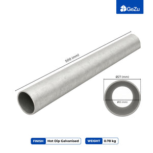 Steel tube, galvanised construction tube - detail view 28