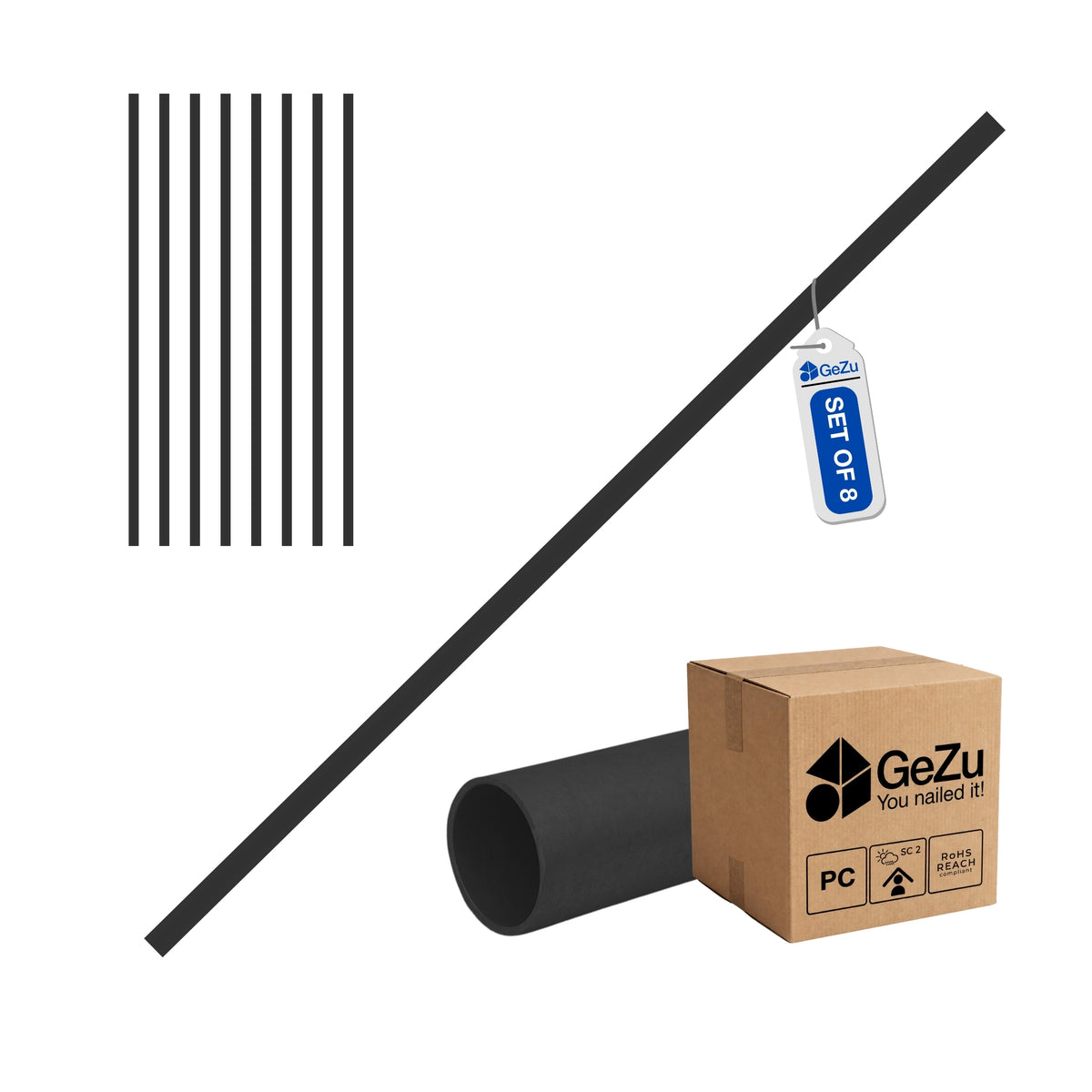 Galvanised steel tube - Ø 27 mm - Gezu Impex