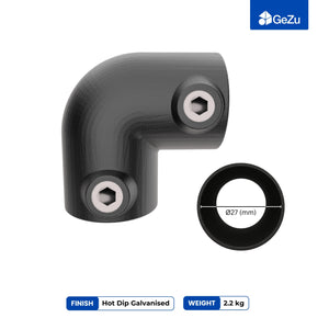 90 degree elbow tube clamp - detail view 4