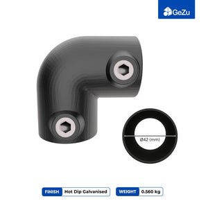 90 degree elbow tube clamp - detail view 5