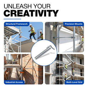 Scaffold wall tie anchor tube with hook - detail view 13