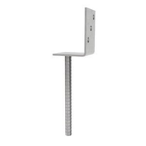 Concrete post anchor L shape