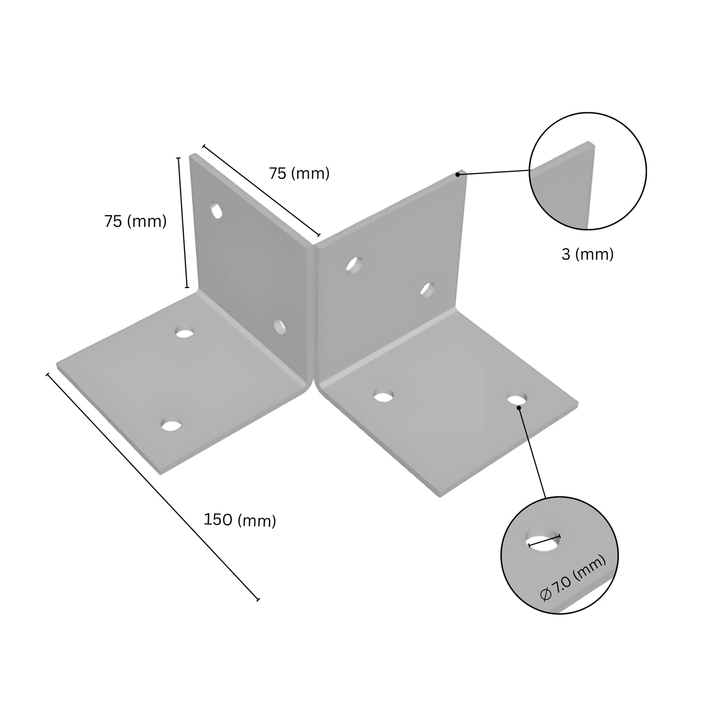 Pergola Floor Bracket