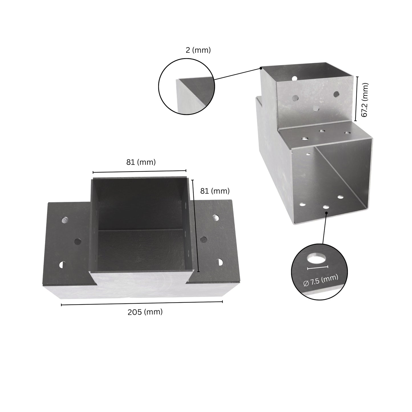 Post Connector T