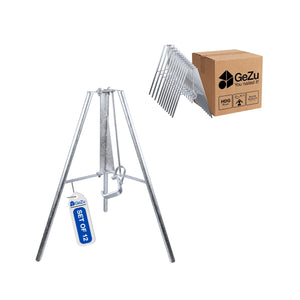 Adjustable steel prop tripod stand - 12-pack - Gezu Impex