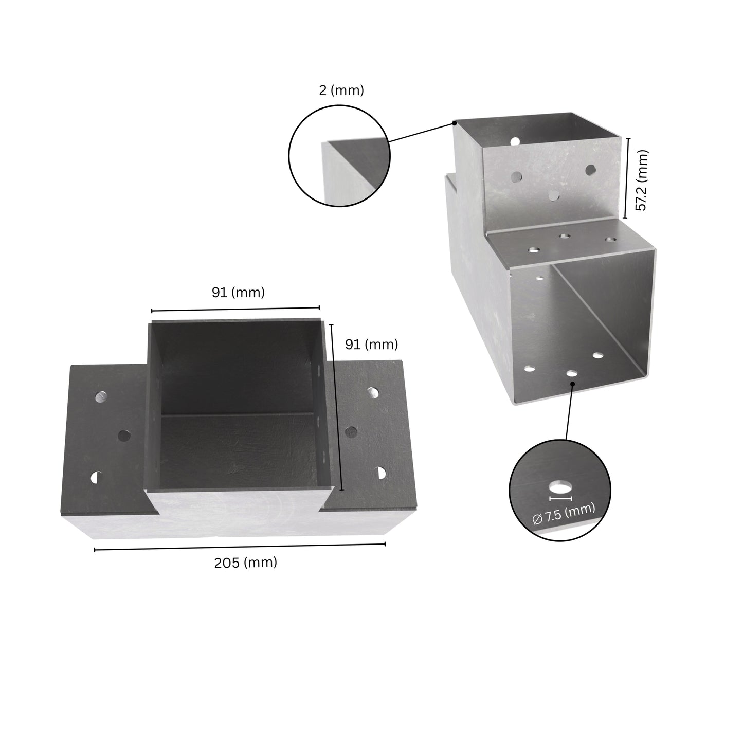 Post Connector T
