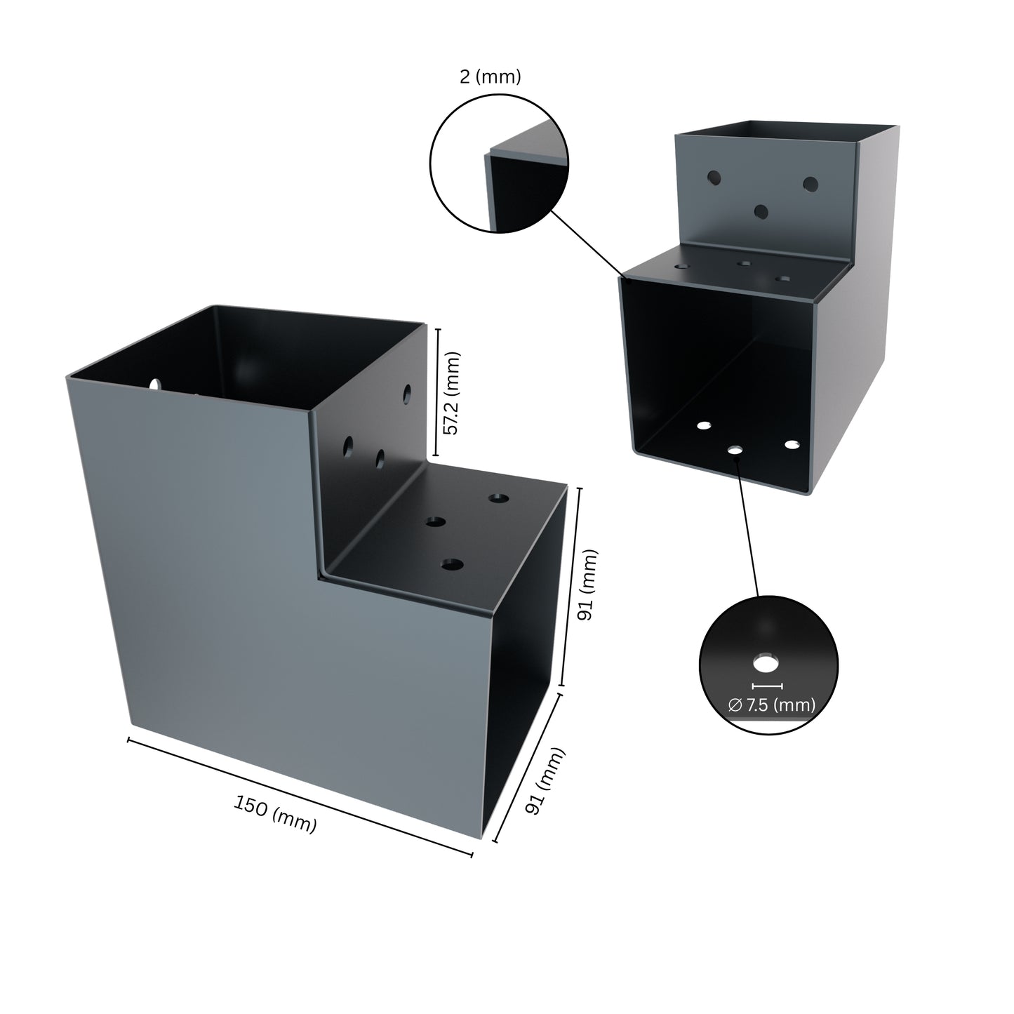 Post Connector L