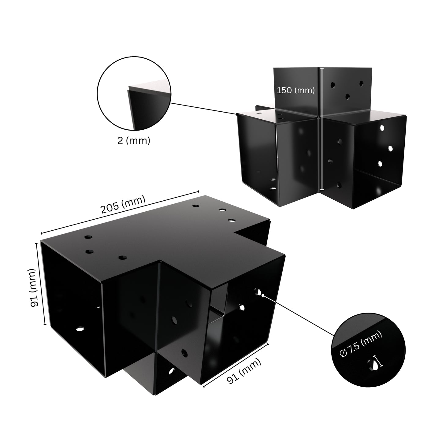 Post Connector X