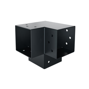 Post corner connector Y shape