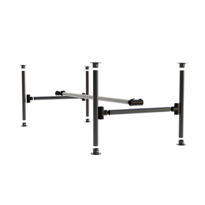 Table frame kit, 42 mm black steel with long tee clamp - detail view 4