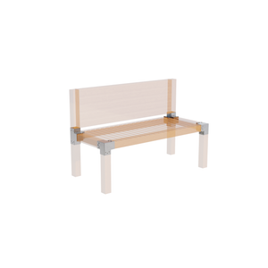 DIY garden bench frame kit - detail view 11