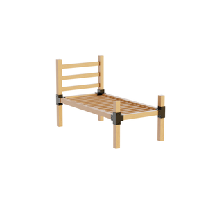 DIY baby crib frame kit - detail view 3