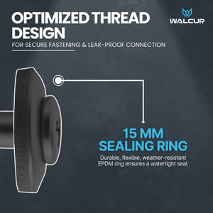 Spengler screw with sealing EPDM washer